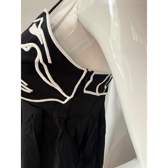 Commense‎ Black Maxi Dress Fish Applique Sleeveless Long Summer Dress size S - Picture 7 of 7